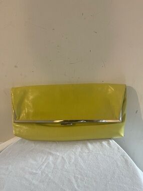 Hobo Patent Leather Fold-Over Clutch